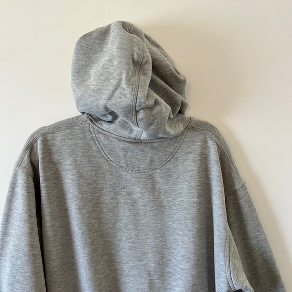 Champion Grey Monochromatic Fleece Lined Hoodie Sweatshirt Mens Large * - Picture 8 of 15
